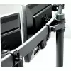 VALUE Triple LCD Arm Desk Clamp Juoda — 3-ekrano monitoriaus laikiklis, reguliuojamas