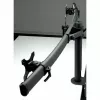 VALUE Triple LCD Arm Desk Clamp Juoda — 3-ekrano monitoriaus laikiklis, reguliuojamas