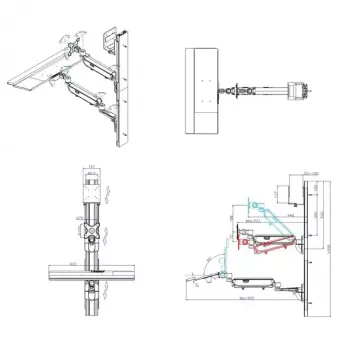 Sieninė darbo stotis VALUE Pneumatic