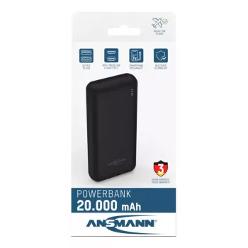 Nešiojama baterija Ansmann PB212 20000 mAh