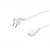 Maitinimo laidas VALUE 19.99.1016 Baltas 0,6 m CEE7/7 IEC 320