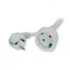 Maitinimo laidas VALUE 19.99.1176 Baltas 3 m