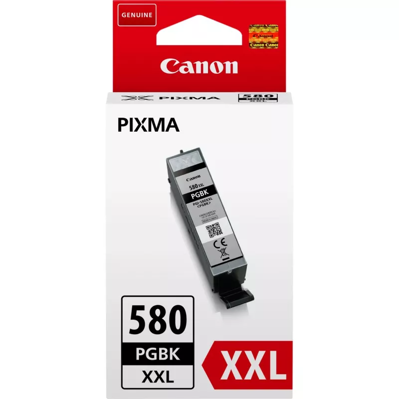 „Canon PGI-580PGBK XXL“ rašalo kasetė, Originali, juoda
