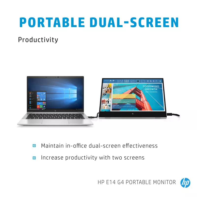 Monitorius HP E-Series E14 G4 14 colių Full HD LCD 1920x1080