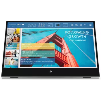HP E-Series E14 G4 kompiuterio monitorius 35,6 cm (14 colių) 1920 x 1080 pikselių Full HD LED Baltas