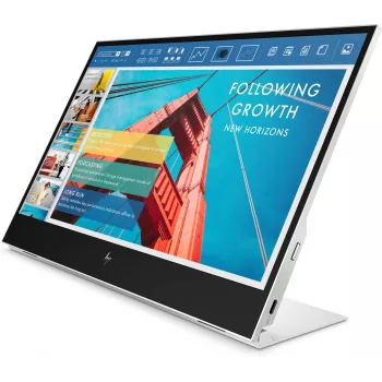 HP E-Series E14 G4 kompiuterio monitorius 35,6 cm (14 colių) 1920 x 1080 pikselių Full HD LED Baltas