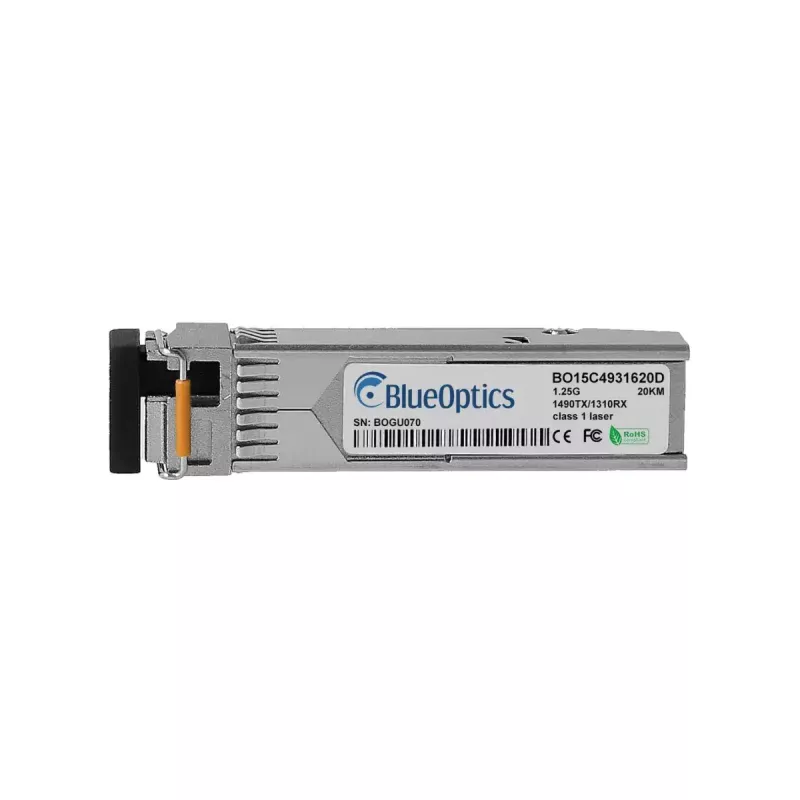 SFP siųstuvo-imtuvo modulis BlueOptics 1G-SFP-BXD-BO 1250 Mbit/s sidabrinis