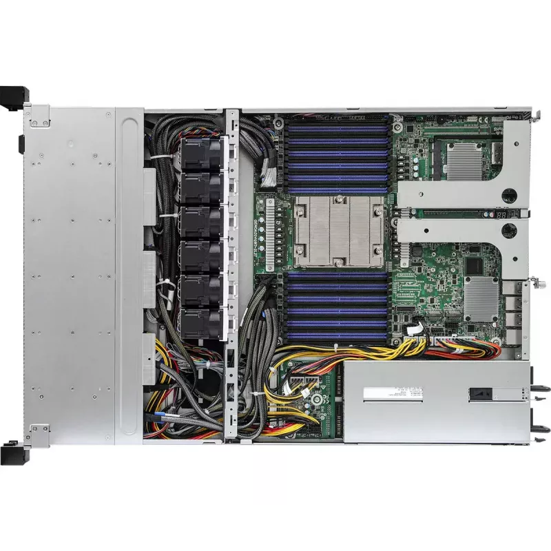 Kompiuterio korpusas ASRock 1U12E-GENOA/2L2T Rack (1U) Pilkas