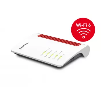 Dėžutė FRITZ! 7530 AX belaidis maršrutizatorius Gigabit Ethernet dviejų juostų (2,4 GHz / 5 GHz) balta
