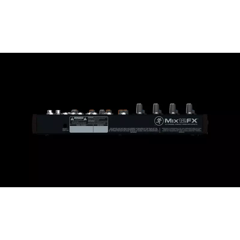 Mackie Mix12FX 12 kanalų 20 - 30000 Hz Juoda