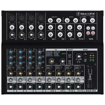Mackie Mix12FX 12 kanalų 20 - 30000 Hz Juoda