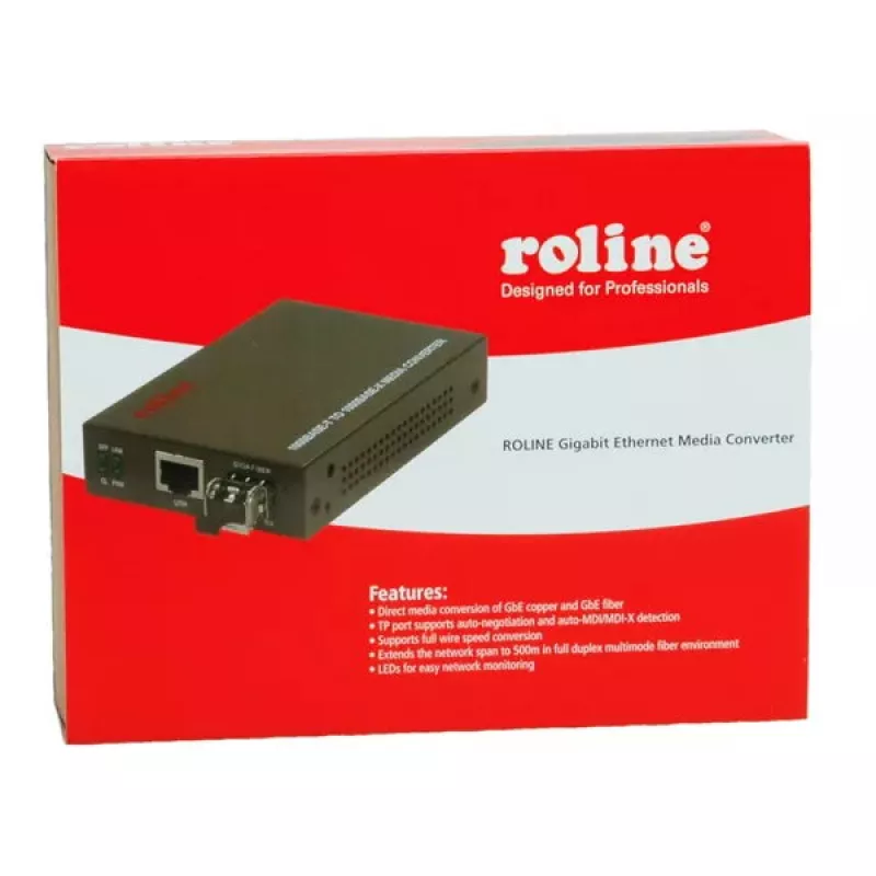 Gigabit Converter ROLINE 21.13.1069 RJ45 į LC