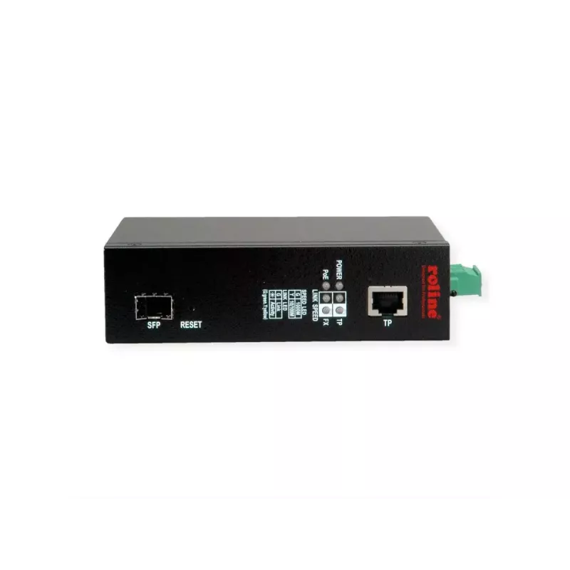 Tinklo medijos keitiklis ROLINE 21.13.1135 1000 Mbit/s Daugiamodis Juodas