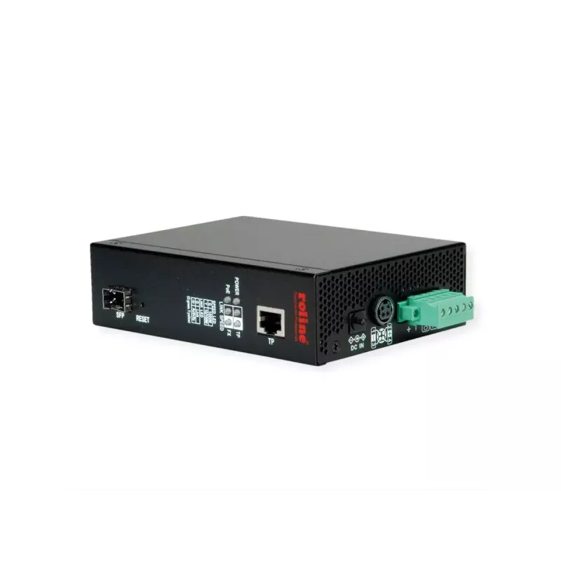 Tinklo medijos keitiklis ROLINE 21.13.1135 1000 Mbit/s Daugiamodis Juodas