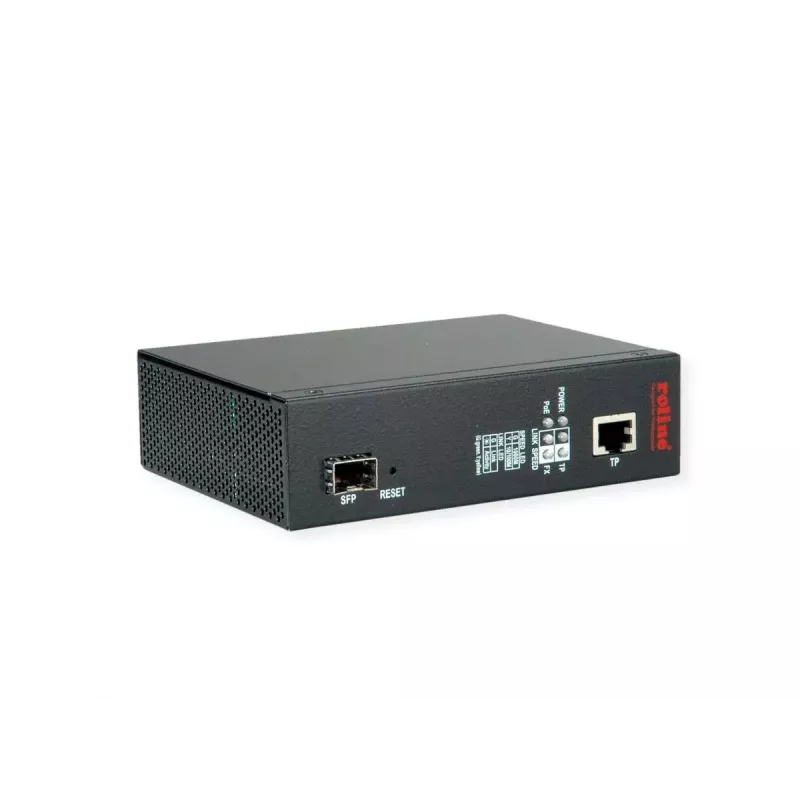 Tinklo medijos keitiklis ROLINE 21.13.1135 1000 Mbit/s Daugiamodis Juodas