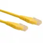 Tinklo kabelis ROLINE UTP komutacinis kabelis Cat.6 RJ-45 0,3 m geltonas