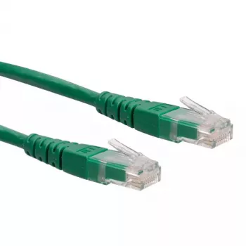 Tinklo kabelis ROLINE UTP Patch Cord Cat.6 RJ-45 0.3m Žalias