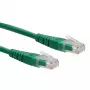 Tinklo kabelis ROLINE UTP Patch Cord Cat.6 RJ-45 0.3m Žalias