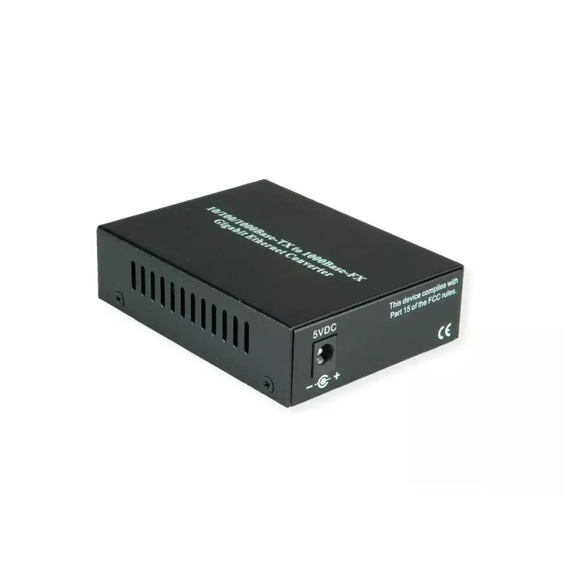 Tinklo medijos keitiklis VALUE 21.99.1199 1000 Mbit/s daugiamodis juodas