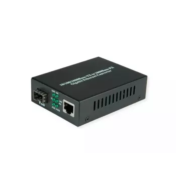 Tinklo medijos keitiklis VALUE 21.99.1199 1000 Mbit/s daugiamodis juodas