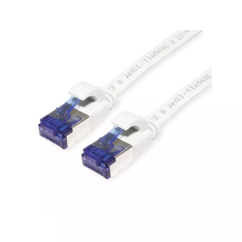 Tinklo kabelis VALUE 21.99.2165 5m Cat6a F/UTP Baltas