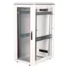 ROLINE 19 col. tinklo spinta Pro 26U, 600x800 mm PxG, stiklinės durys, pilka, IP20, 600 kg talpa