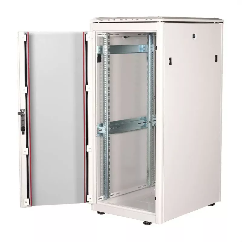 ROLINE 19 col. tinklo spinta Pro 26U, 600x800 mm PxG, stiklinės durys, pilka, IP20, 600 kg talpa