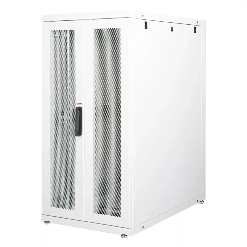 Laisvai pastatoma 19 colių serverių spinta ROLINE Pro 26U, 600x1000 mm PxG, 1000 kg talpa, IP20, pilka