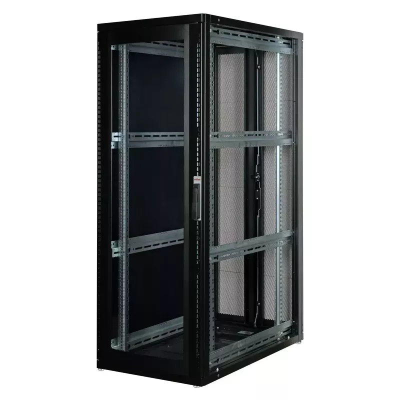 Laisvai pastatomas stovas ROLINE 19 colių serverių spinta Pro 36 U 600x1000 juoda