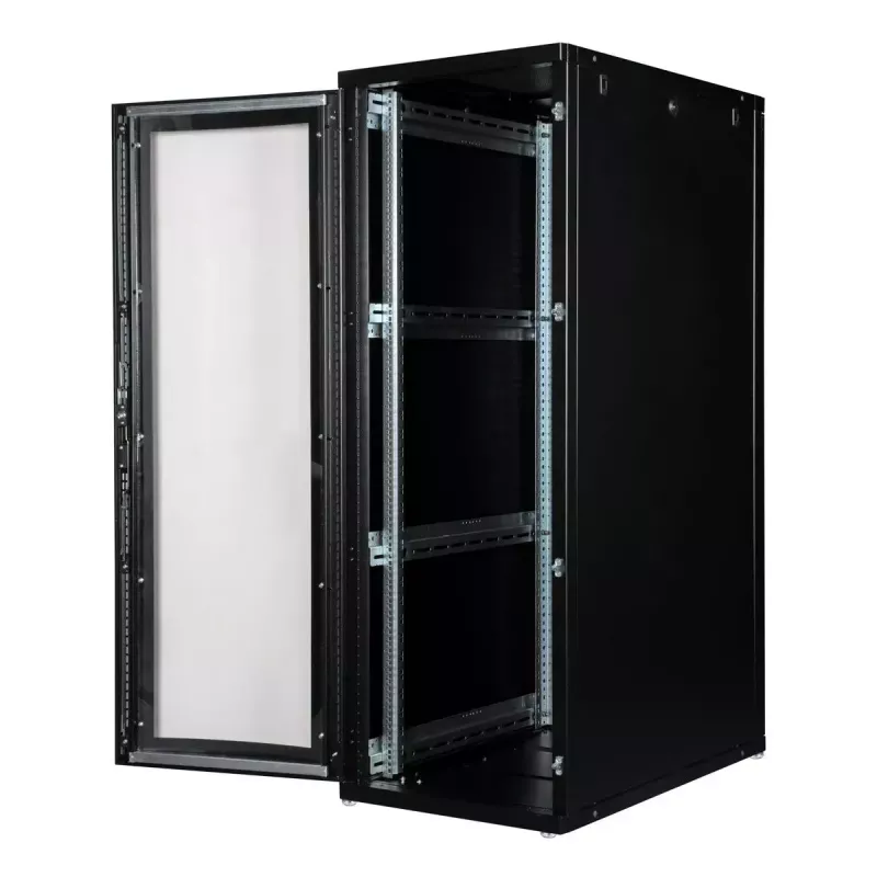 Laisvai pastatomas stovas ROLINE 19 colių serverių spinta Pro 36 U 600x1000 juoda