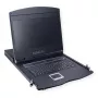 Rack console VALUE 26.99.0131 19 col. (48,3 cm) 1366x768 250 cd/m² vokiška klaviatūra juoda 1U