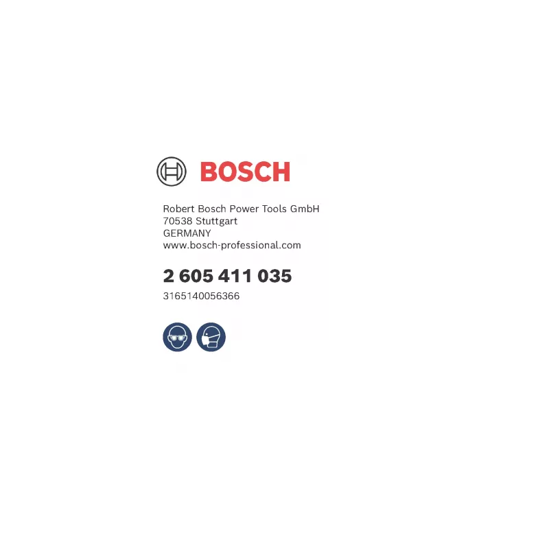 Bosch 2 605 411 035 įrankių laikymo dėklas, pilkas