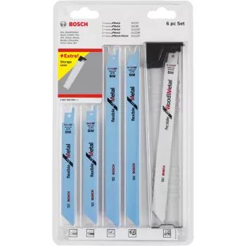 Bosch 2 607 010 906 siaurapjūklio / slankiojo pjūklo / atbulinio pjūklo geležtė Siaurapjūklio geležtė 6 vnt.
