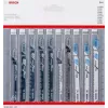 Bosch 2 607 011 170 siaurapjūklio/slankiojo pjūklo/smuiklinio pjūklo geležtė Siaurapjūklio geležtė 10 vnt.