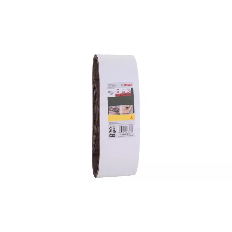 Šlifavimo juostų rinkinys Bosch 2607017155