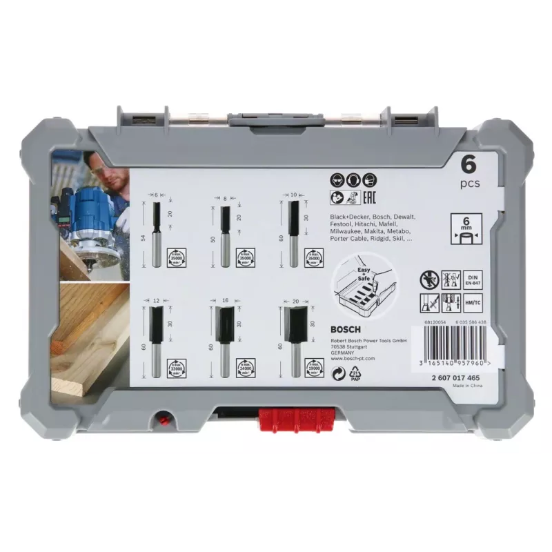 Bosch 2607017465 antgalių rinkinys 6 vnt.