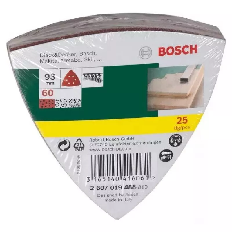 Bosch 2 607 019 488 šlifuoklio priedas 25 vnt.