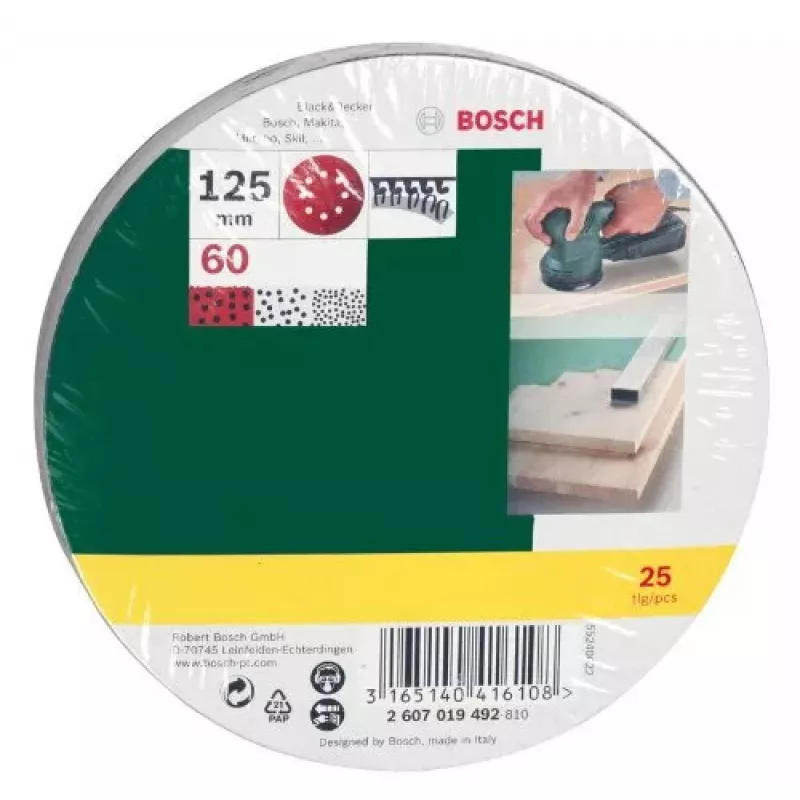 Bosch 2 607 019 492 šlifuoklio priedas 25 vnt.