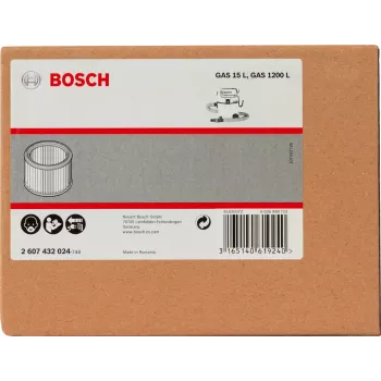 Bosch 2 607 432 024 dulkių siurblio priedas / tiekimo elementas Filtro būgno dulkių siurblys