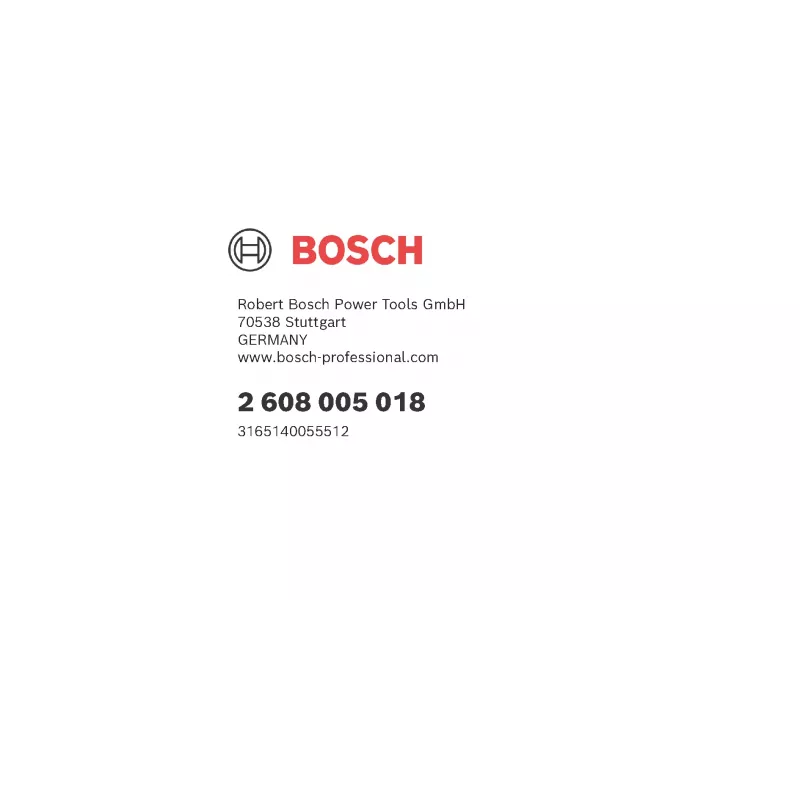 Bosch 2 608 005 018 diskinio pjūklo priedas