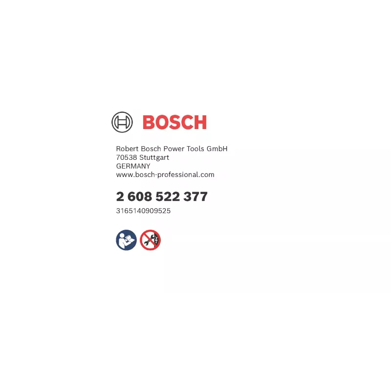 Grąžtas Bosch 8 mm skersmens HSS, modelis 2608522377, metalo ir medžio gręžimui