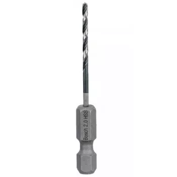 Sraigtinis grąžtas Bosch HSS su šešiabriauniu kotu 2 mm