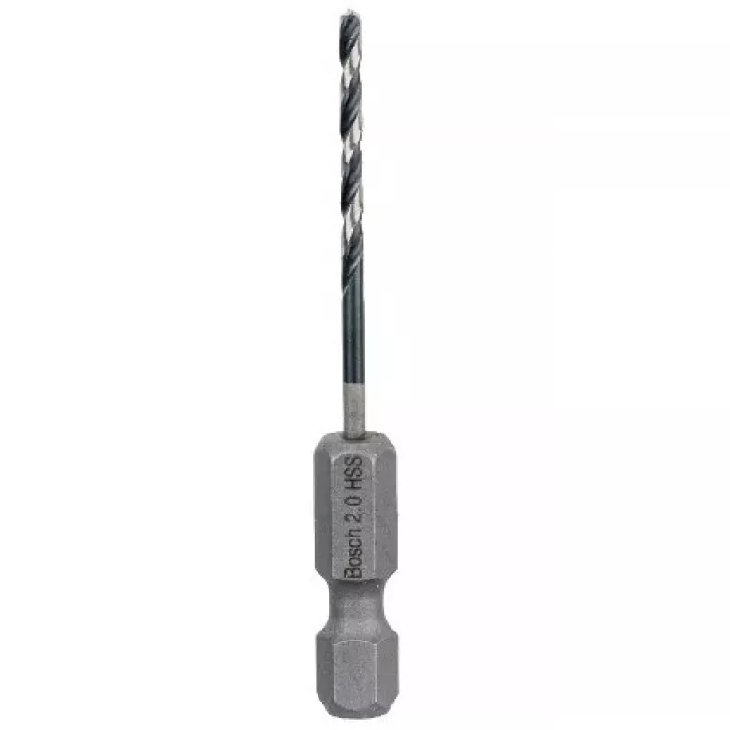 Sraigtinis grąžtas Bosch HSS su šešiabriauniu kotu 2 mm