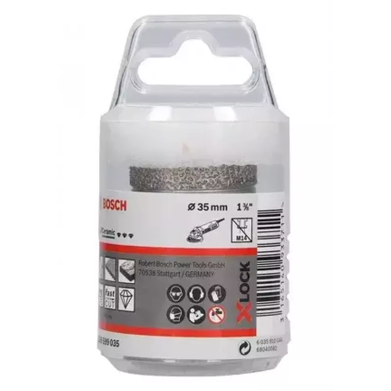 „Bosch 2 608 599 035“ gręžimo skylių pjūklas, kampiniam šlifuokliui, 1 vnt.
