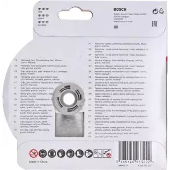 Bosch 2 608 615 131 kampinio šlifuoklio priedas Pjovimo diskas