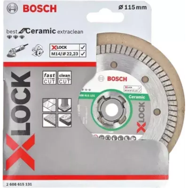 Bosch 2 608 615 131 kampinio šlifuoklio priedas Pjovimo diskas