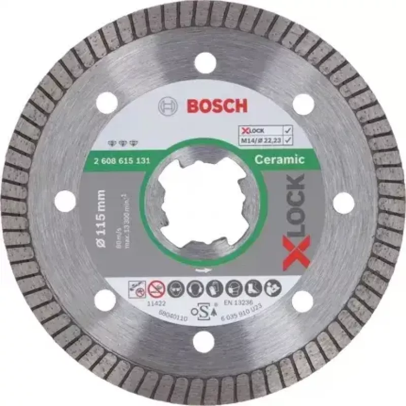 Bosch 2 608 615 131 kampinio šlifuoklio priedas Pjovimo diskas