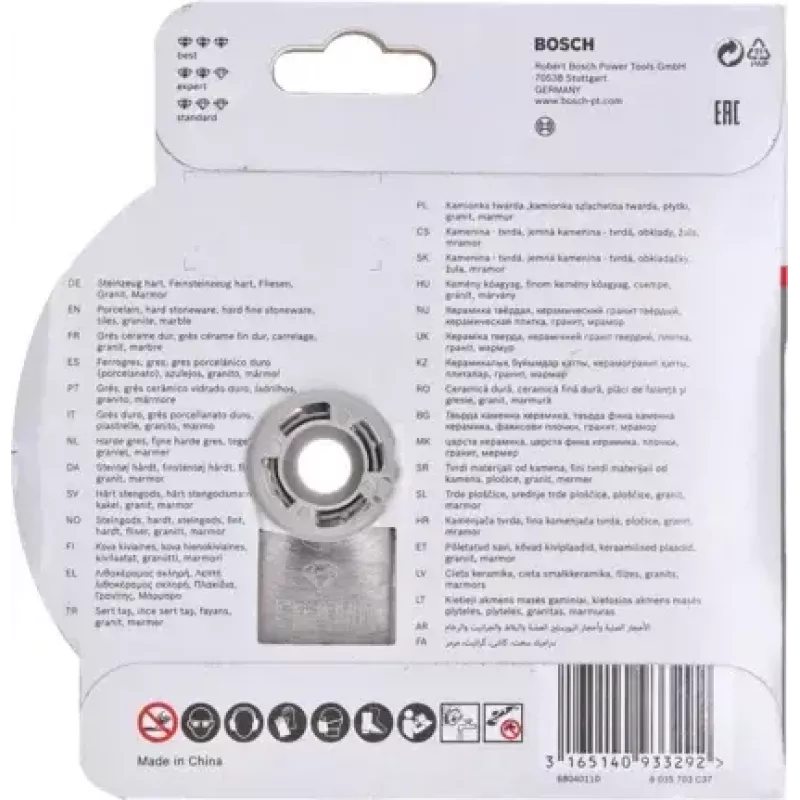 Bosch 2 608 615 132 kampinio šlifuoklio priedas Pjovimo diskas