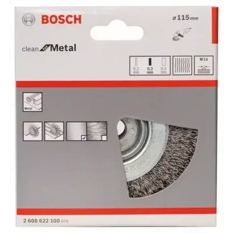 Vielinis šepetys Bosch 2 608 622 100 11,5 cm koto skersmuo 1,4 cm