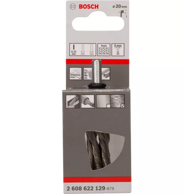 Vielinis šepetys Bosch 2608622129 Skersmuo 1,9 cm